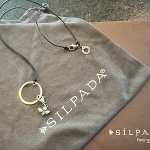 Silpada necklace with bee charm